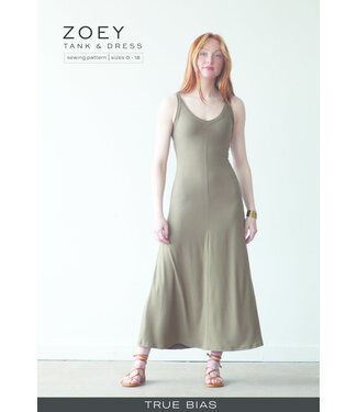Zoey tank en dress 0-18 - True bias