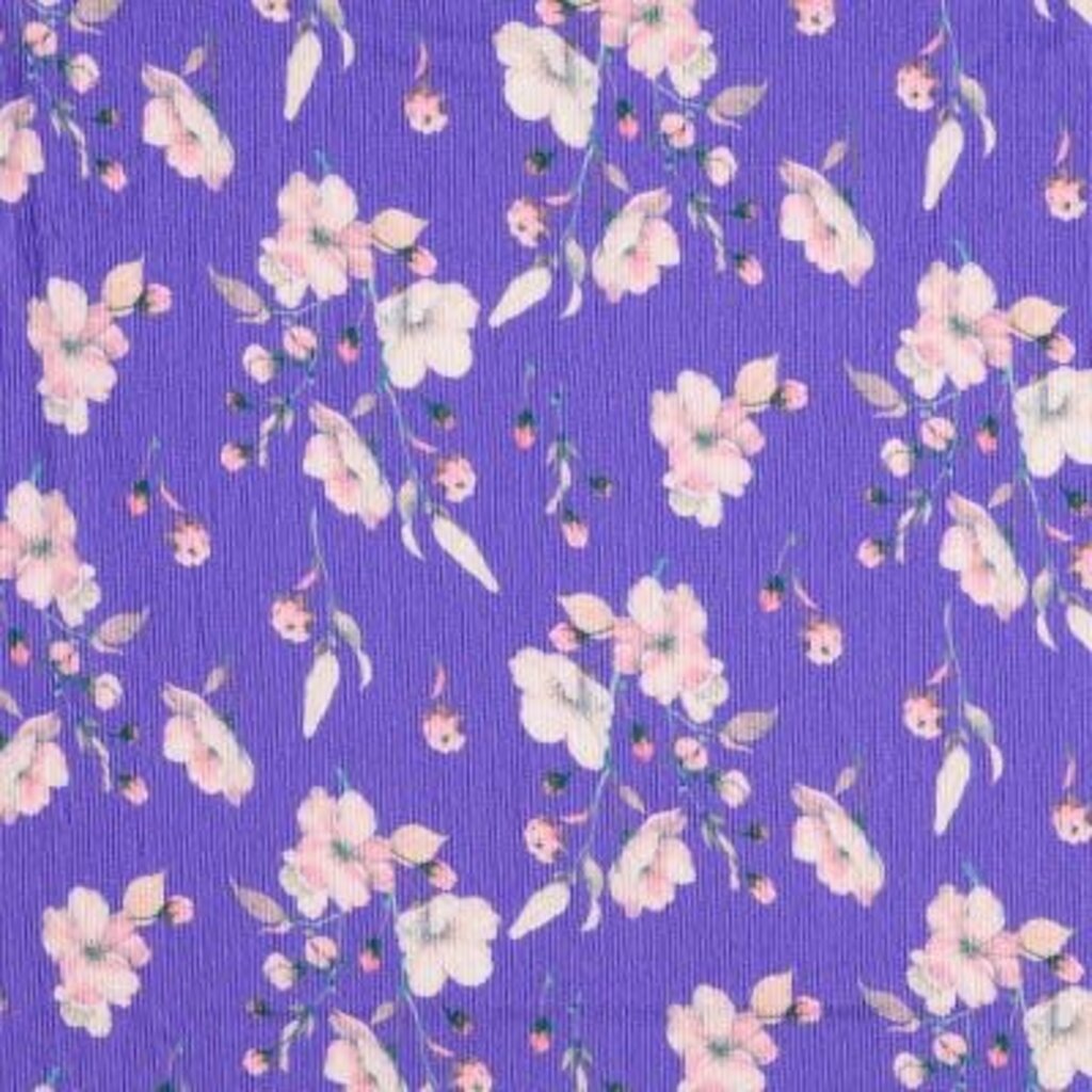 Plisse jersey Purple - Viscose tricot (22,90 p.m)