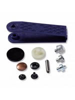 Naaivrije drukknopen oud koper 15 mm - Prym