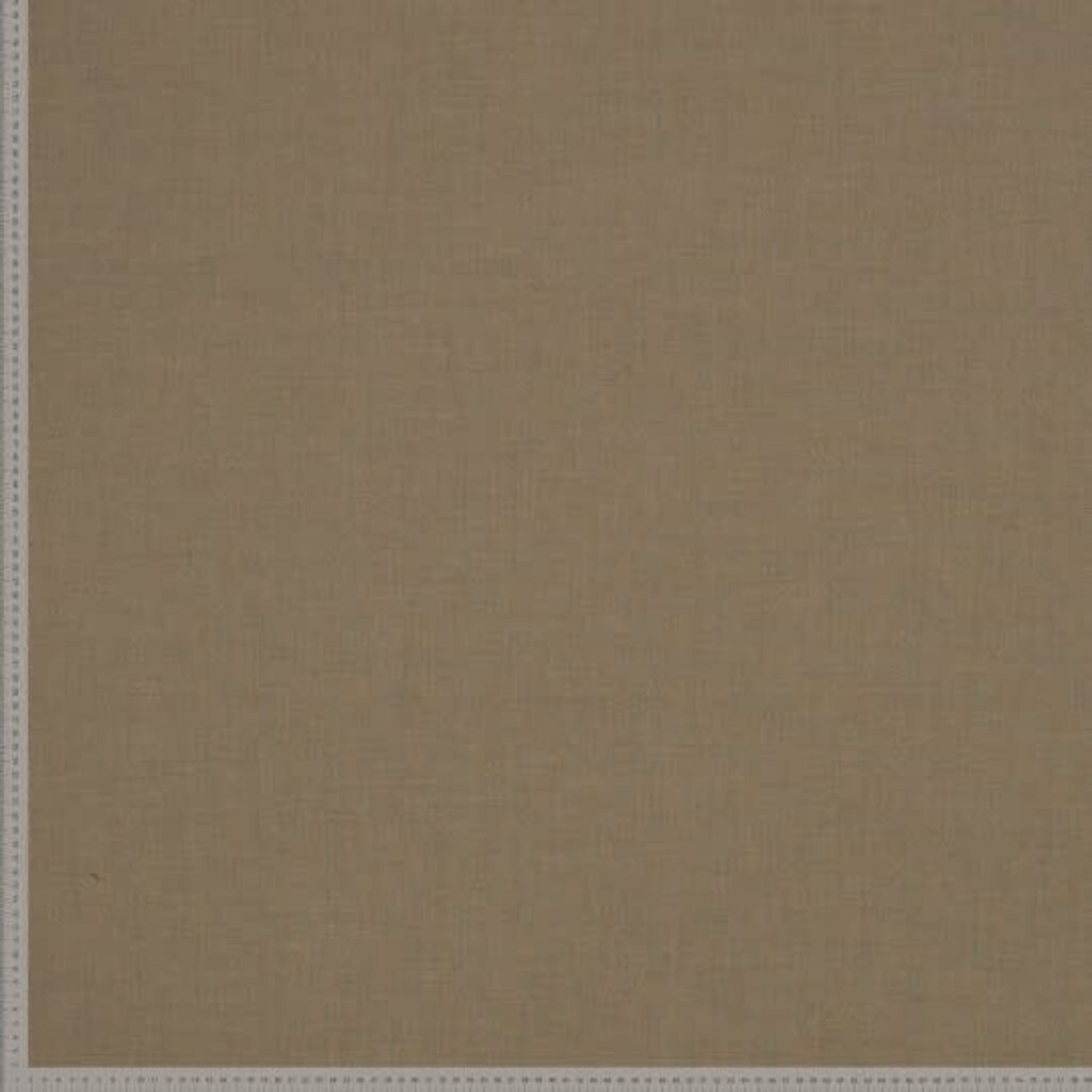 Gemeleerd beige - bamboo gerecyclede pantalon stof (Coupon 1.15cm)
