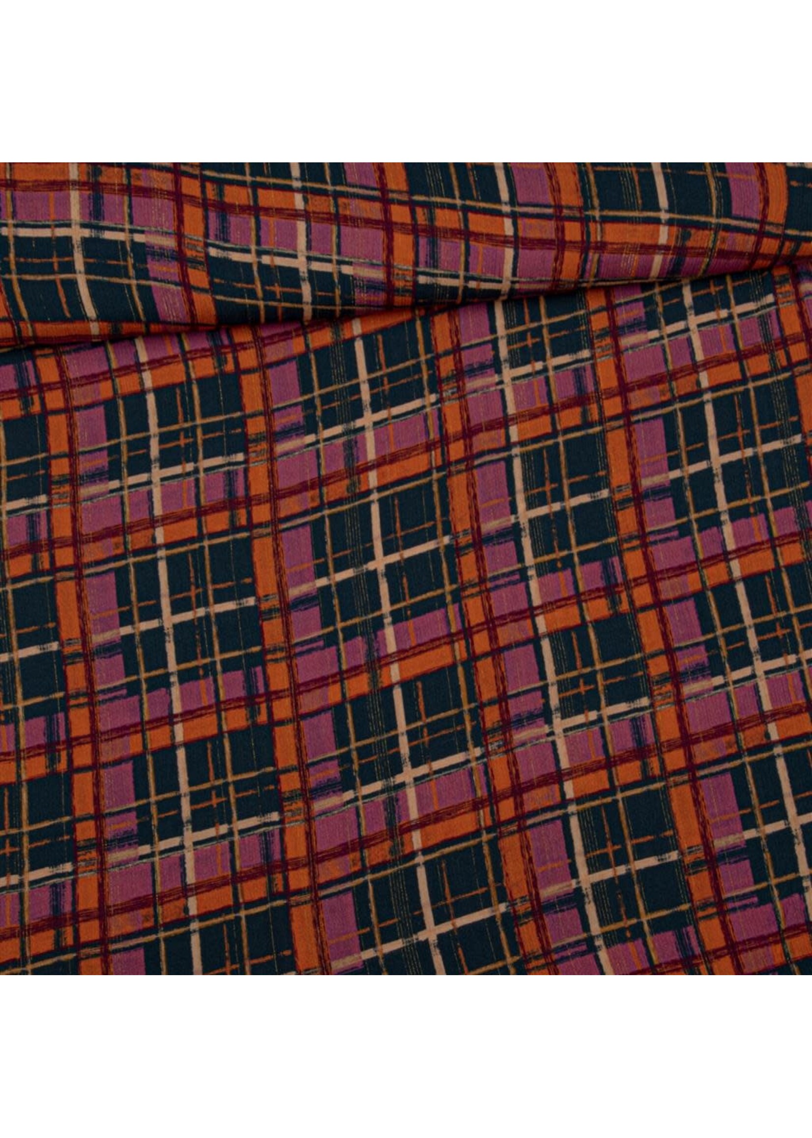 Shiny madras check - Viscose (31,20 p.m)