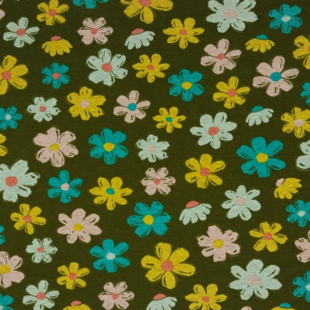 Army green flowers - Sweat (17.50 p.m)
