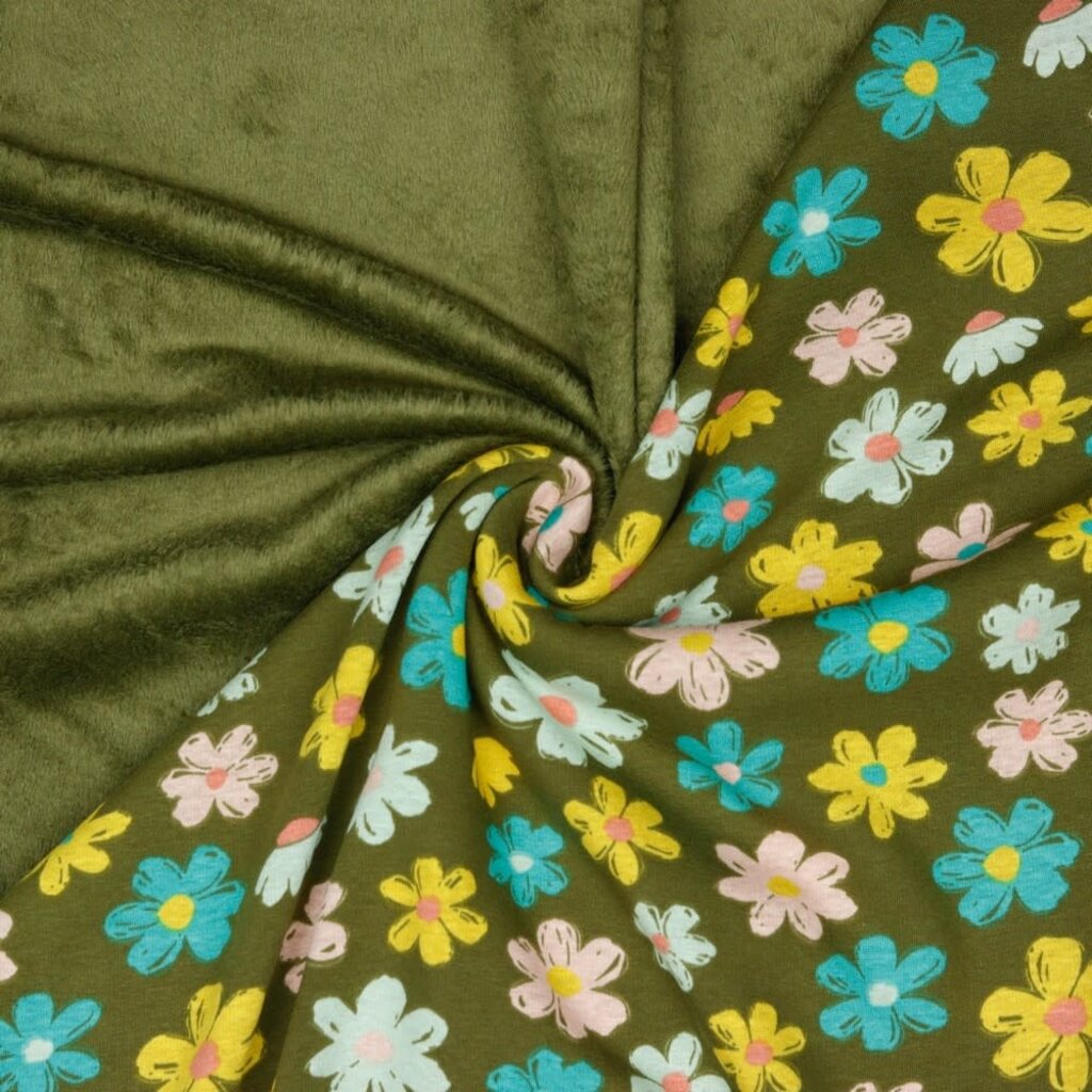 Army green flowers - Sweat (17.50 p.m)