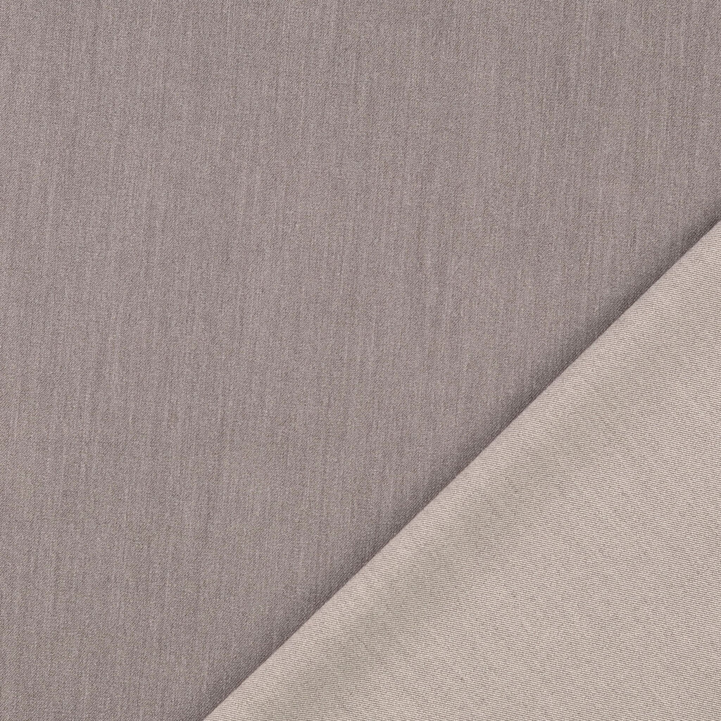 Beige melange - Viscose stress twill (Coupon 80cm)