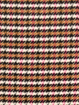 HOUNDSTOOTH COAT FELT pink (27.00 p.m)