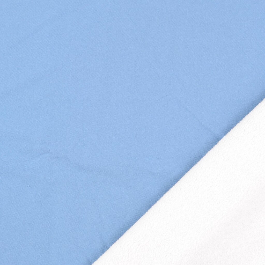 Fleece backed - softshell licht blauw (23,50 p.m)