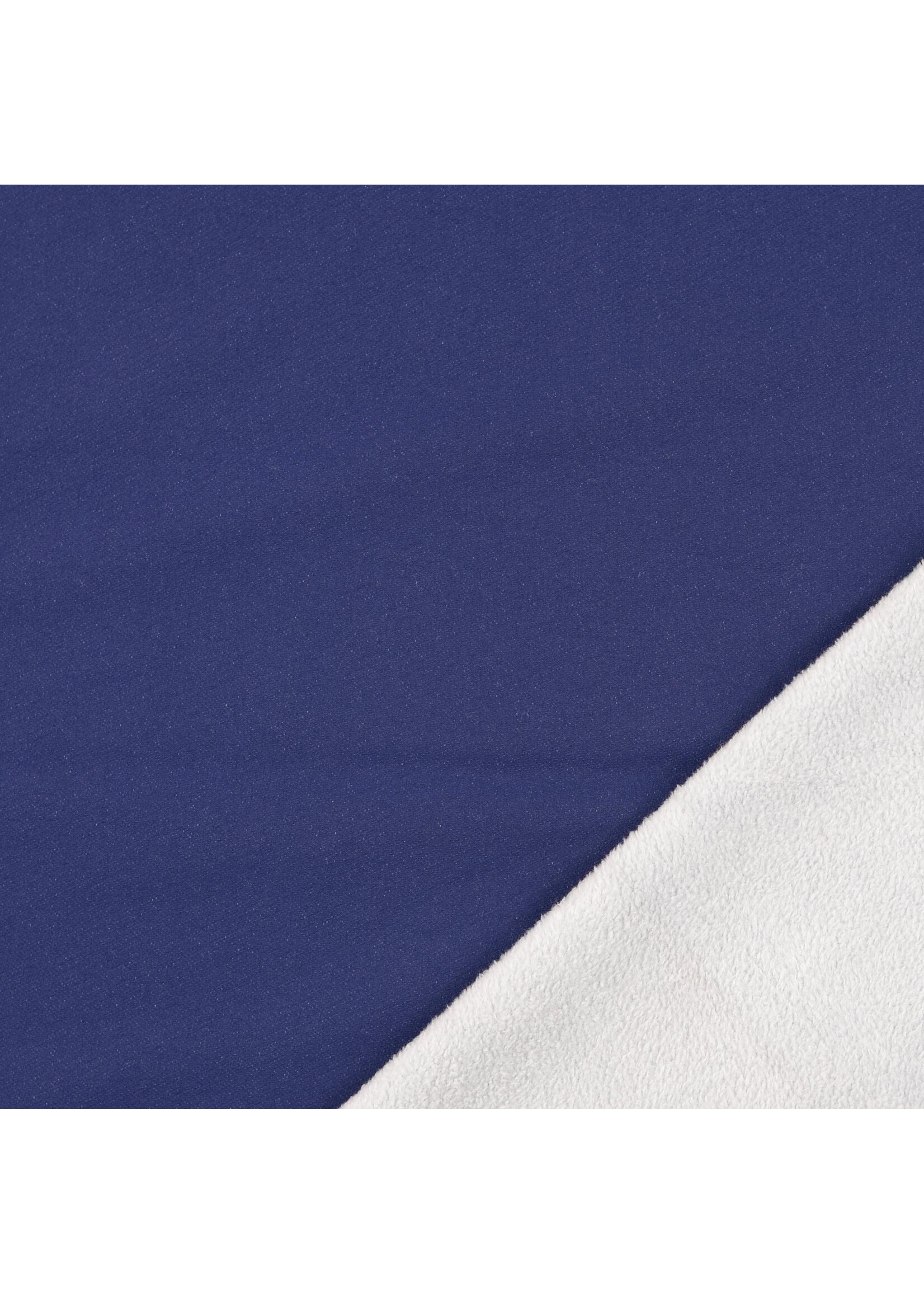 Fleece backed - softshell donkerblauw (23,50 p.m)