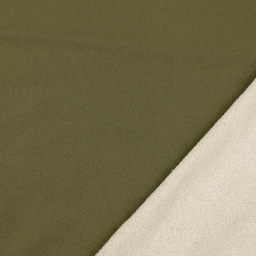 Fleece backed - softshell army green (23,50 p.m)