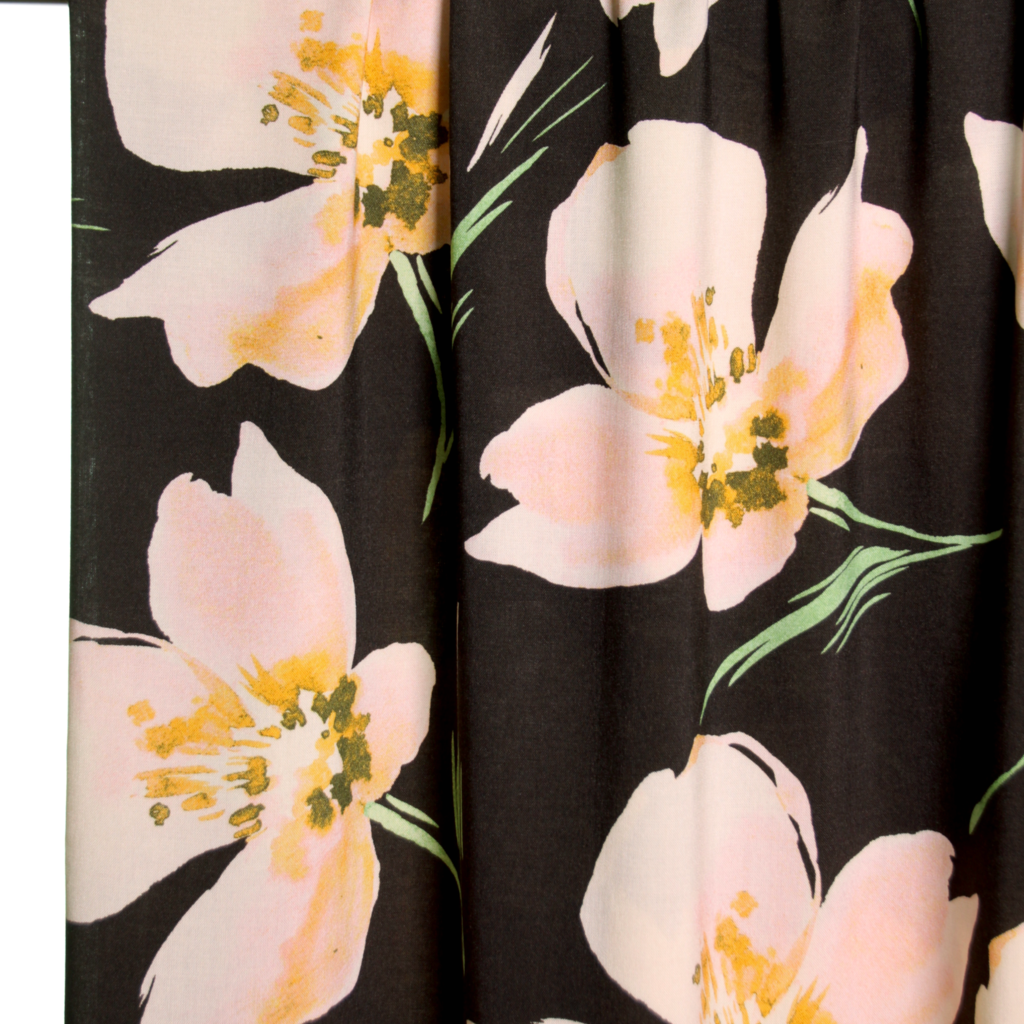 Atelier Jupe Black with white flowers - Viscose (26.00 p.m)