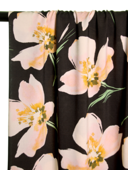 Atelier Jupe Black with white flowers - Viscose (26.00 p.m)