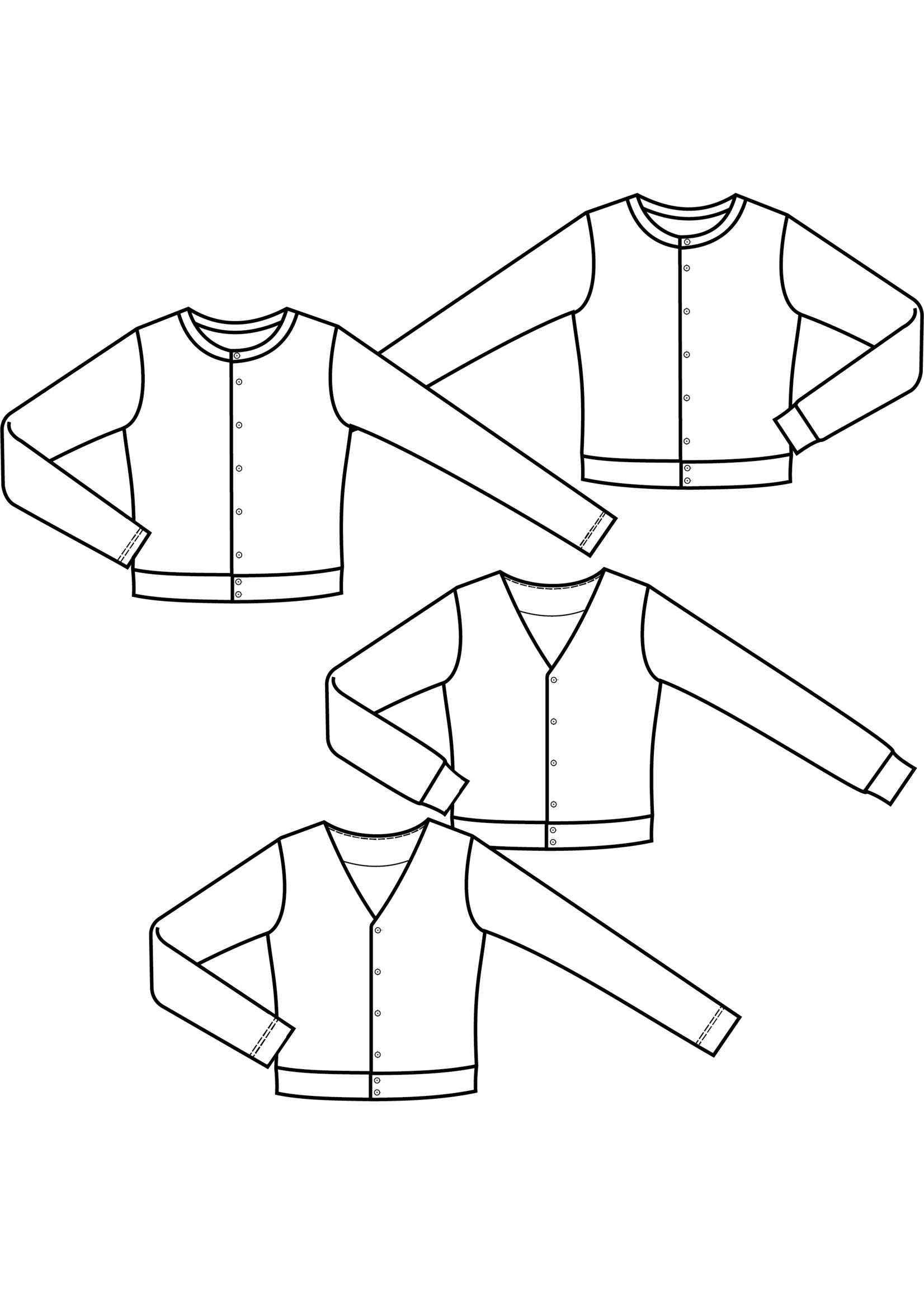 #009 Classic cardigan