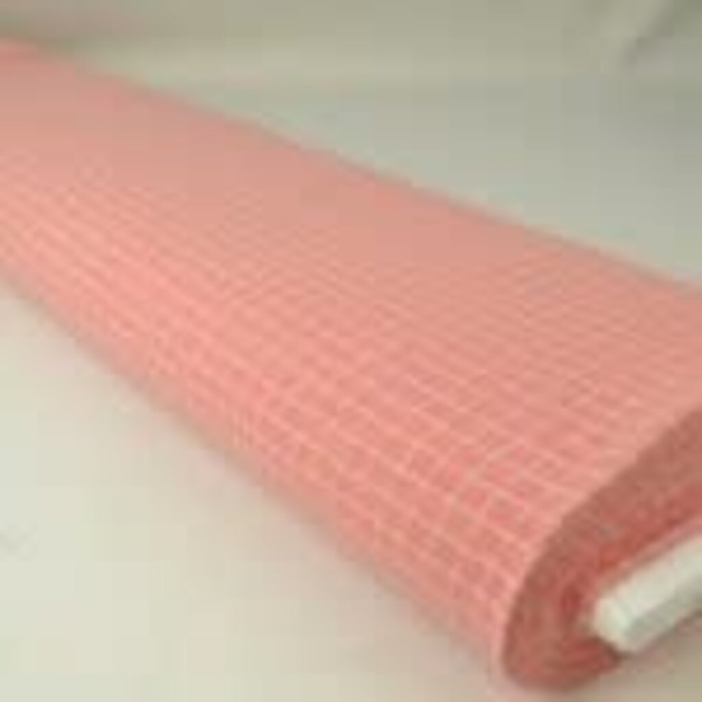 roze blokjes - tricot (Coupon 95cm)