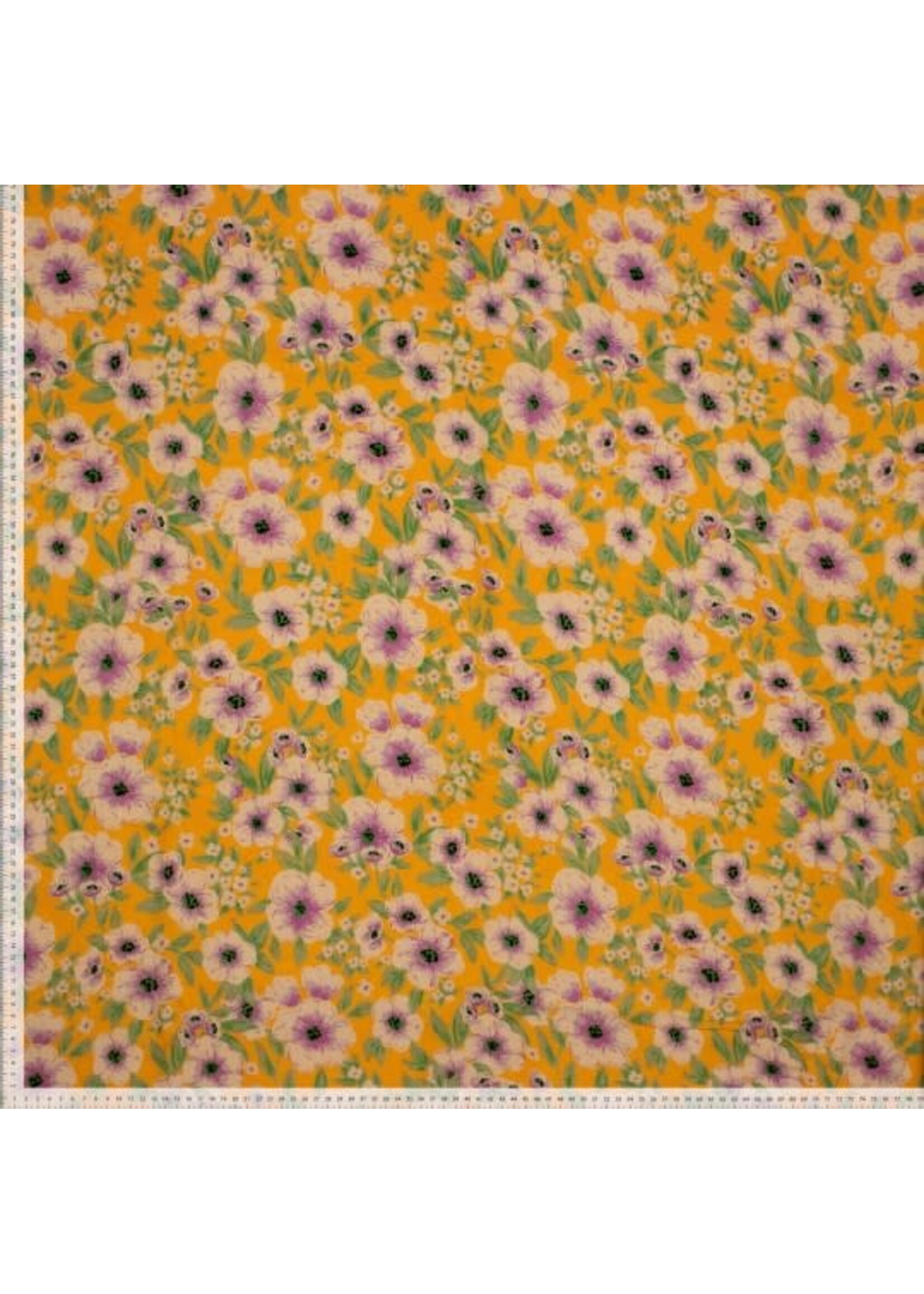 Gele bloem - Viscose (17.50 p.m)