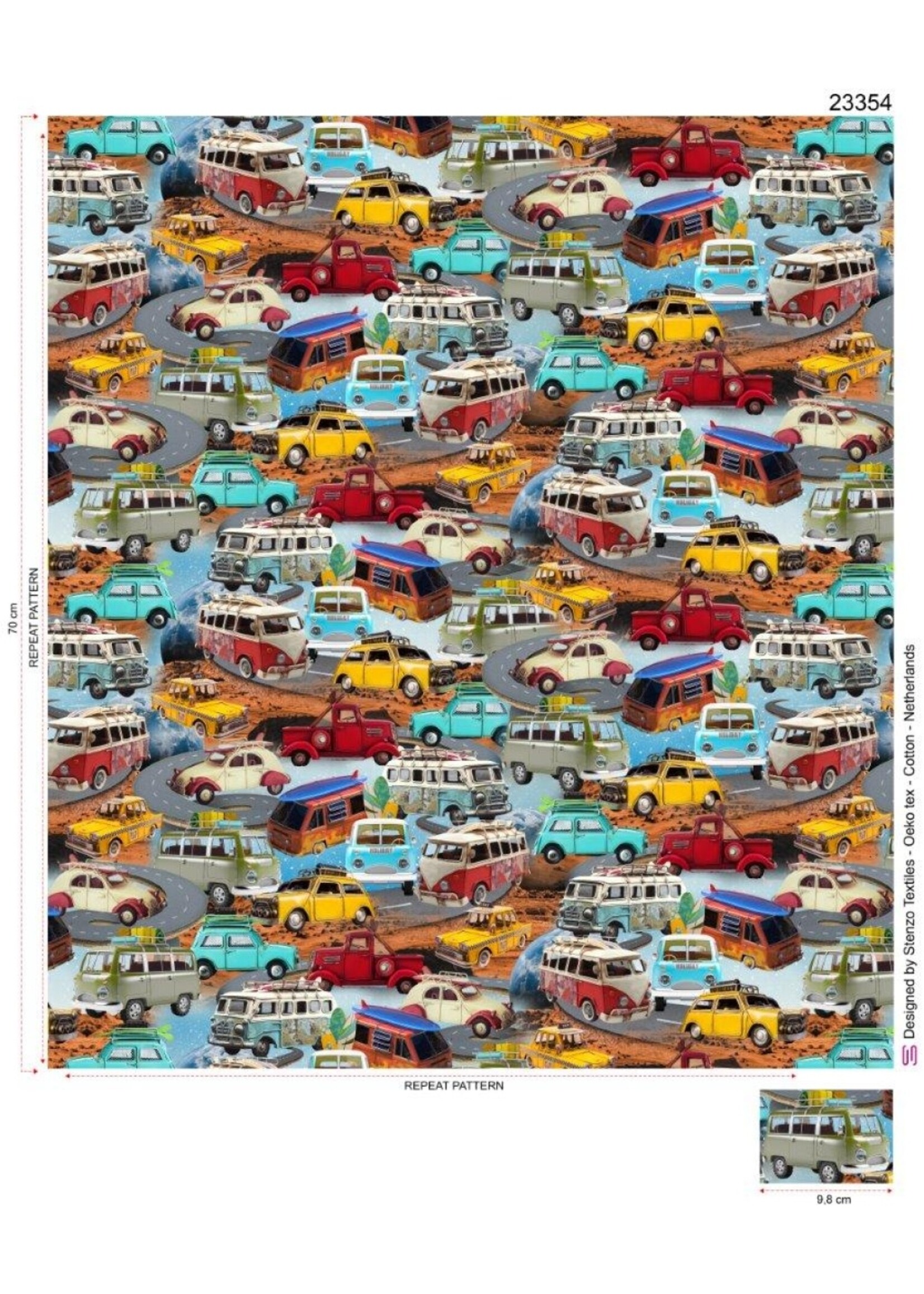Retro auto/s en busjes - Canvas (20.00 p.m)