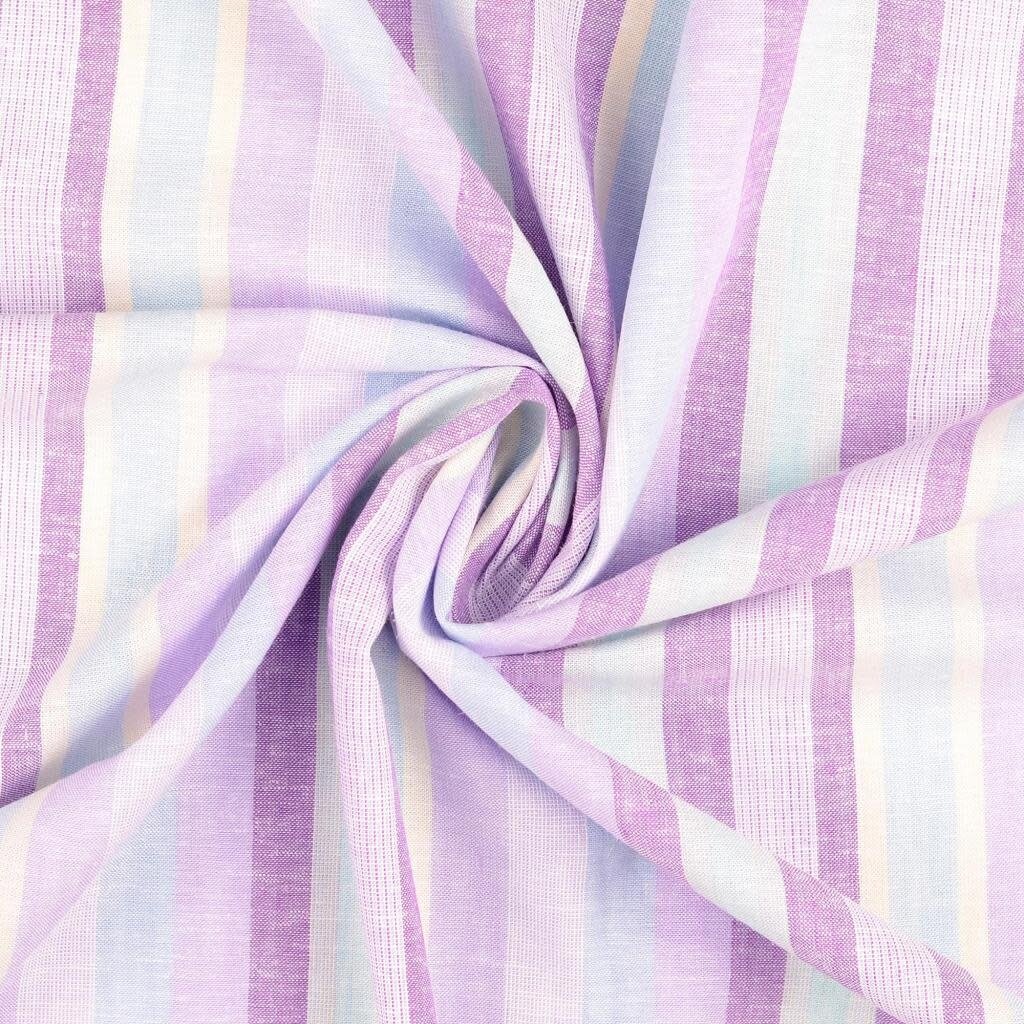 Stripe blue/purple - Viscose linnen (16.20 p.m)