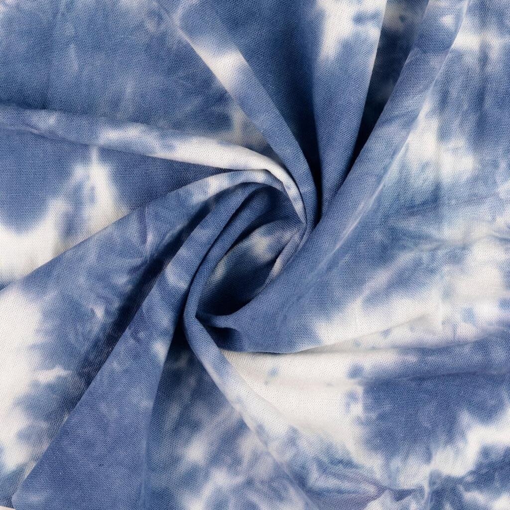 Batik blauw - Linnen (15.00 p.m)