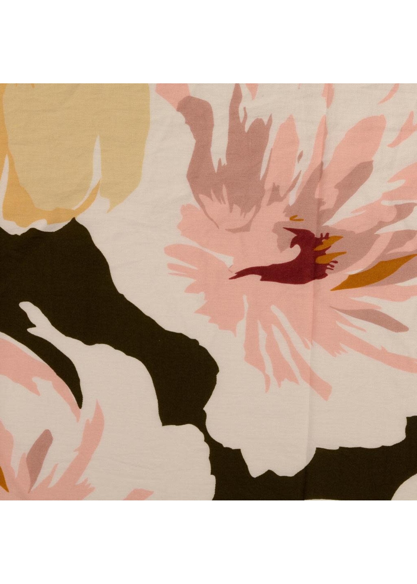 Bloemen groot Army - Viscose twill (10.00 p.m)
