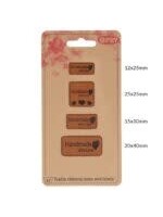 Handmade with love - Sky lederen labels