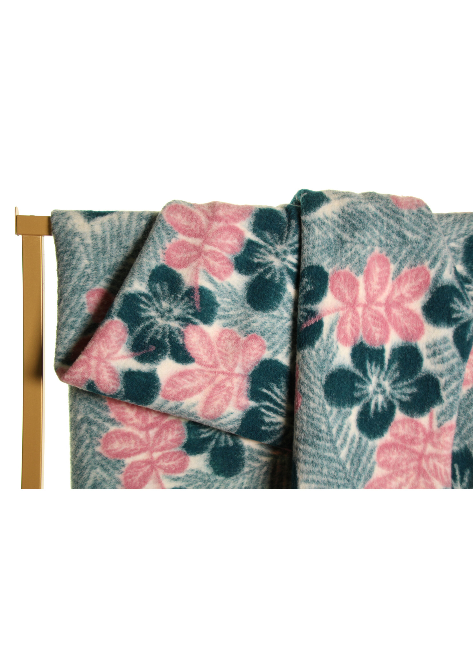 Petrol bloemen - Woolblend Atelier Jupe (29.90 p.m)