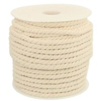 Gedraaid katoenen koord 6mm (per meter)