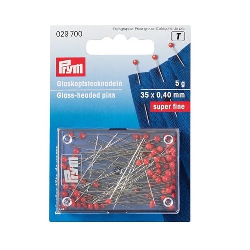 Prym Glaskopspelden verenstaaldraad 0.40x35mm 029700 Prym Glaskopspelden verenstaaldraad 0.40x35mm 029700