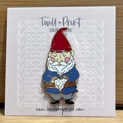 Twill+Print Emaille pin Kabouter Twill+Print Emaille pin Kabouter