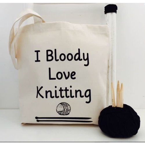 Kelly Conor Designs Tas I bloody love knitting