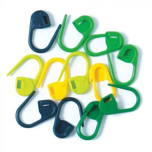 KnitPro Steekmarkeerders groen geel