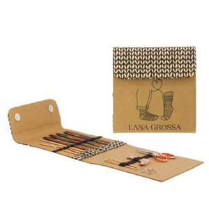 Lana Grossa Sokkennaalden set Deluxe Hout 2.25-3.5mm