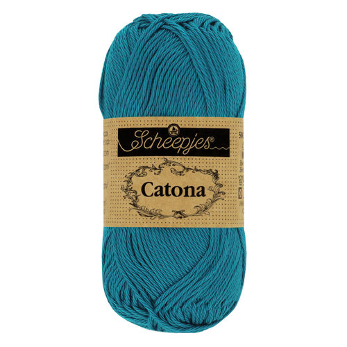 Scheepjes Catona 50 400 Petrol Blue