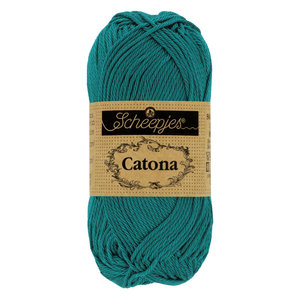 Scheepjes Catona 50 401 Dark Teal