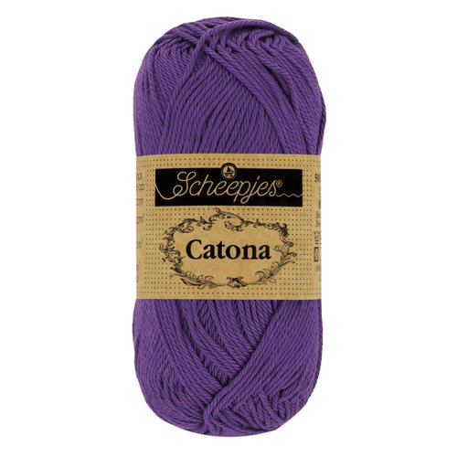 Scheepjes Catona 50 521 Deep Violet