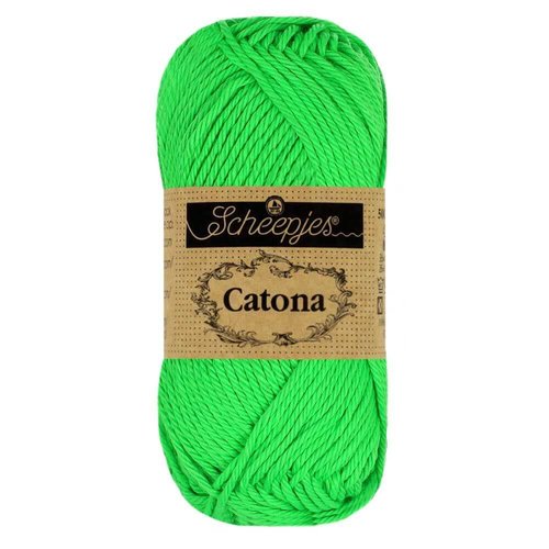Scheepjes Catona 50 602 Neon Green Scheepjes Catona 50 602 Neon Green
