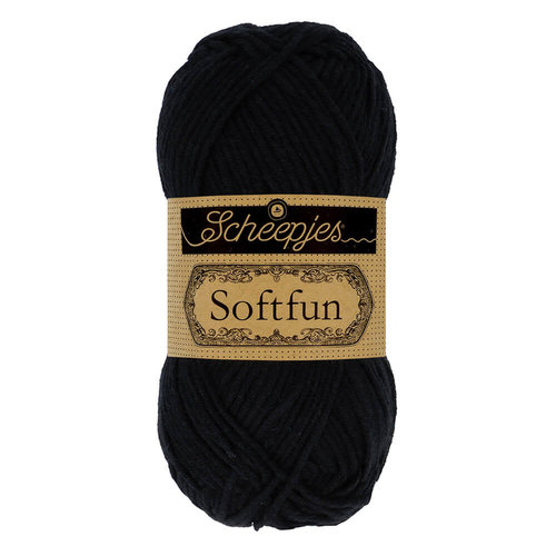 Scheepjes Softfun 2408 Black Scheepjes Softfun 2408 Black