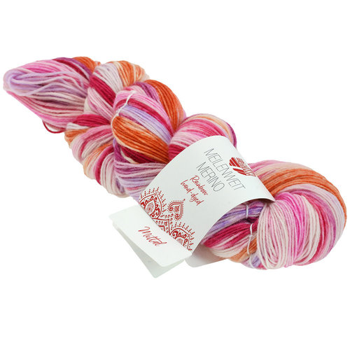 Lana Grossa Meilenweit Merino hand-dyed Rainbow 7006 Mittal Lana Grossa Meilenweit Merino hand-dyed Rainbow 7006 Mittal