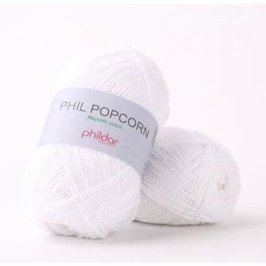 Phildar Popcorn 1225 Blanc