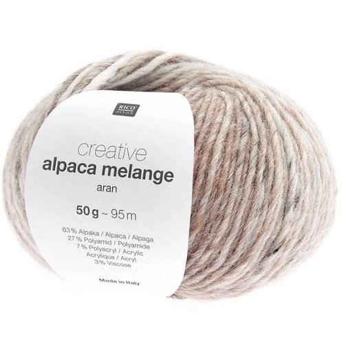 Rico Creative Alpaca Melange Aran 1