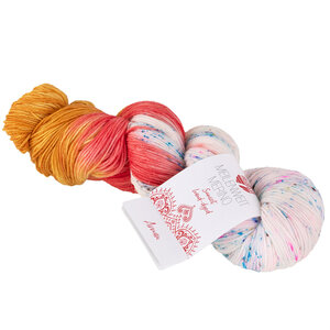 Lana Grossa Meilenweit Merino hand-dyed Sunset 501 Aman Lana Grossa Meilenweit Merino hand-dyed Sunset 501 Aman