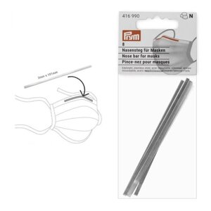 Prym Neusbrug voor mondmaskers 416990 N Prym Neusbrug voor mondmaskers 416990 N