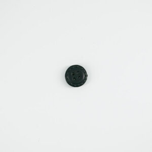 Knoop leer 15mm zwart