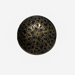 Knoop metaal 30mm oud goud