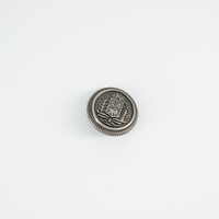 Knoop metaal embleem 25mm
