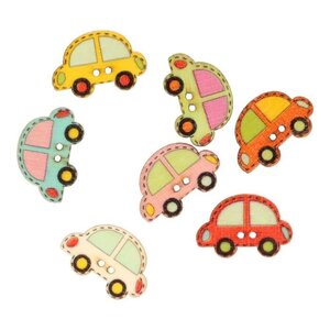 Knoop hout auto 25mm