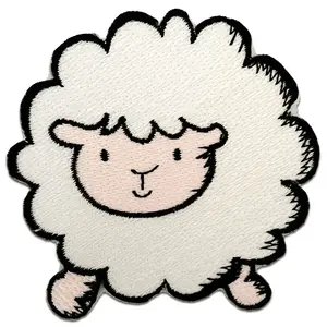 Patch Schaap Wit