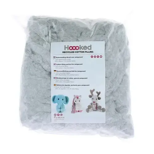 Hoooked Katoenen vulling 250 gr Hoooked Katoenen vulling 250 gr