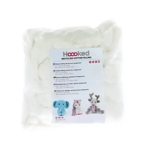Hoooked 100% gerecyclede katoenen vulling 250 gr