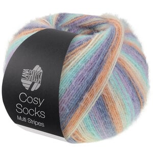 Lana Grossa Cosy Socks Multi Stripes 0153