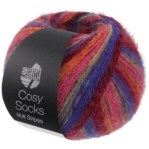 Lana Grossa Cosy Socks Multi Stripes 0156