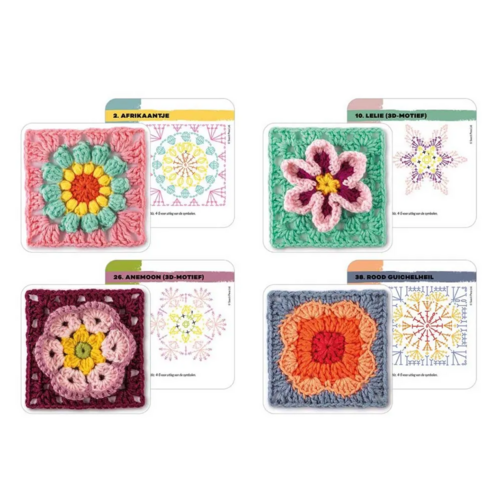 Mix & Match Granny Squares Bloemen