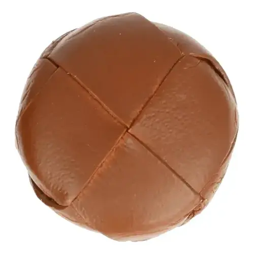 Voetbal knoop 22.5 mm lichtbruin